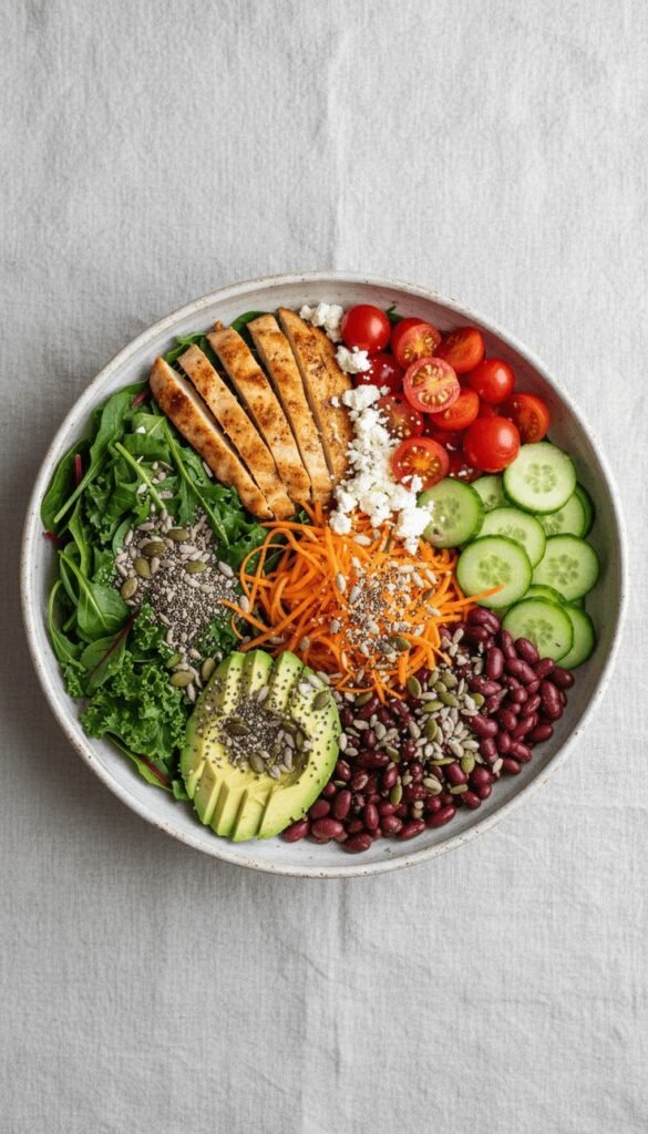 simple high protein salad cactus and cook